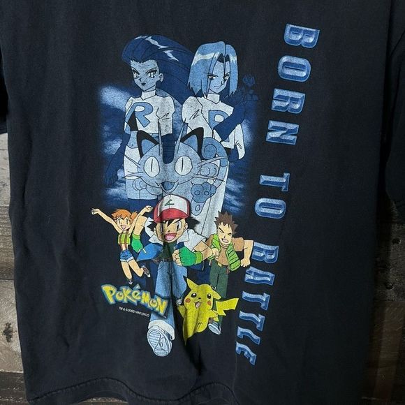VTG 2000 Pokémon T Shirt Kids Medium - Picture 2 of 4